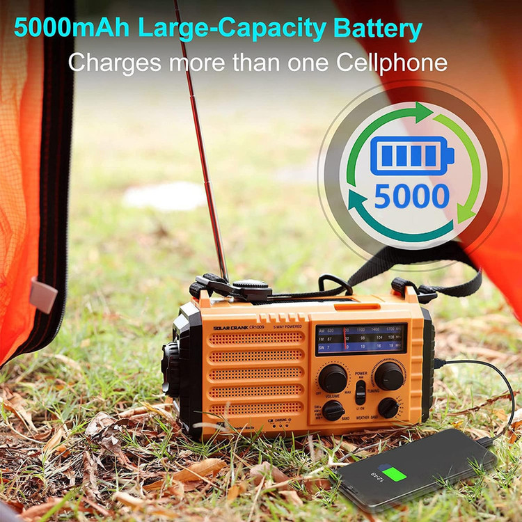 رادیو FM، AM، SW مدل CR1009 دارای خروجی هدفون