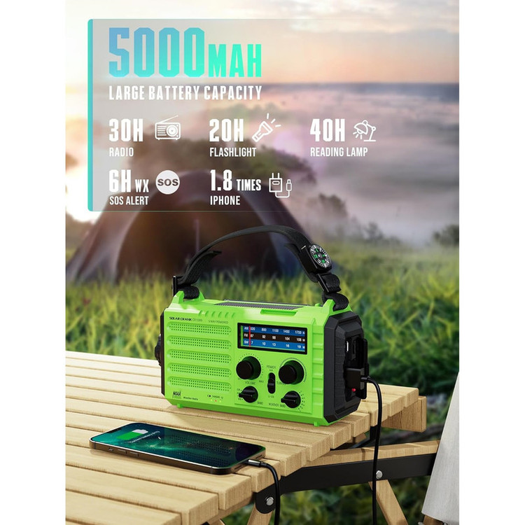رادیو FM، AM، SW مدل CR1009 دارای خروجی هدفون