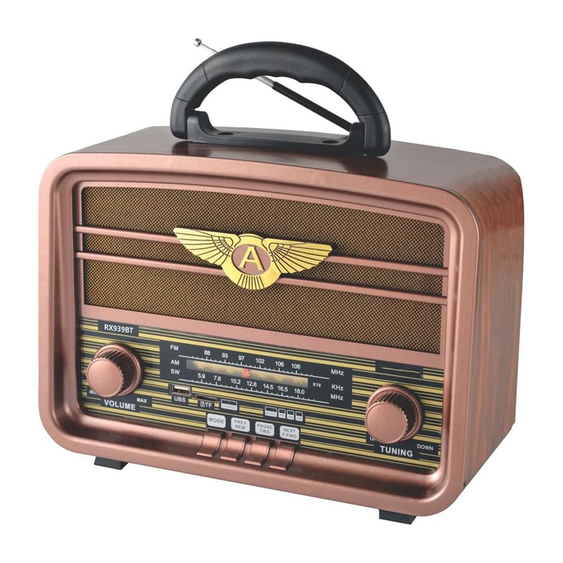 رادیو اسپیکر FM، AM، SW گولون مدل RX-BT939 دارای پورت USB