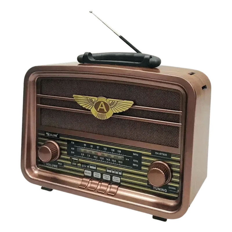 رادیو اسپیکر FM، AM، SW گولون مدل RX-BT939 دارای پورت USB