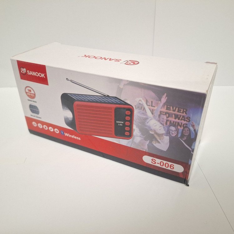 رادیو FM مدل S-006 دارای Bluetooth
