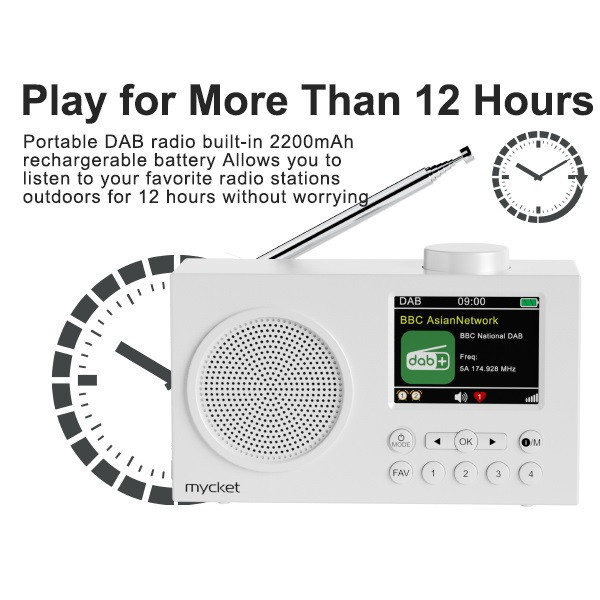 رادیو اسپیکر FM مایکت مدل Hs-d009 دارای Bluetooth