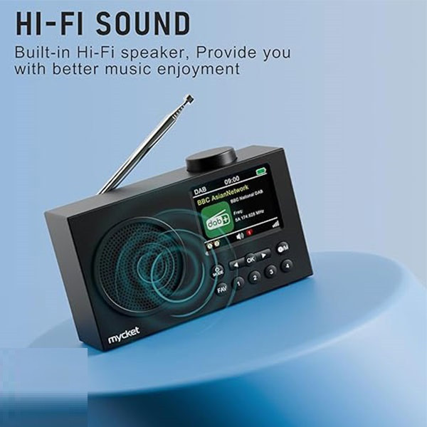 رادیو اسپیکر FM مایکت مدل Hs-d009 دارای Bluetooth