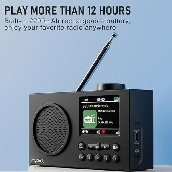 رادیو اسپیکر FM مایکت مدل Hs-d009 دارای Bluetooth