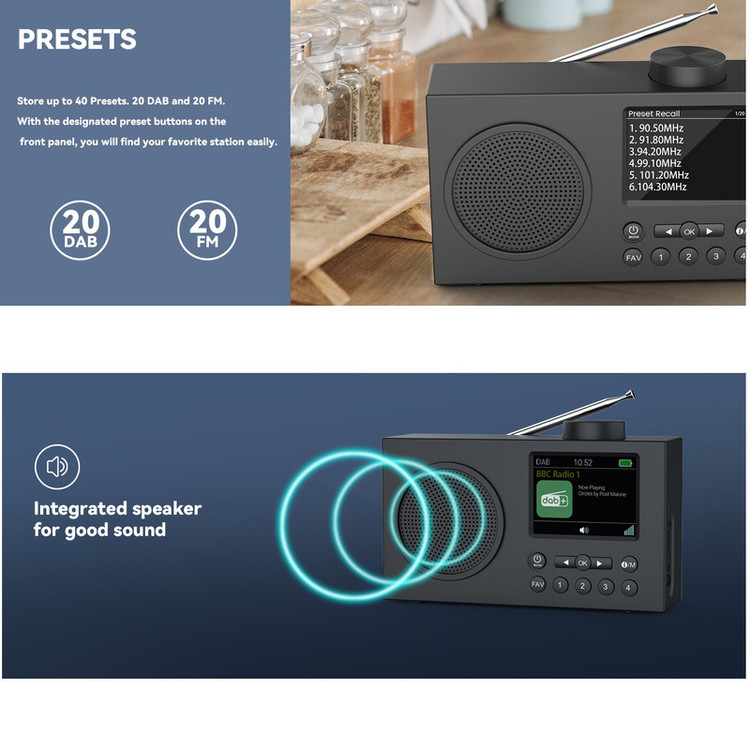 رادیو اسپیکر FM مایکت مدل Hs-d009 دارای Bluetooth