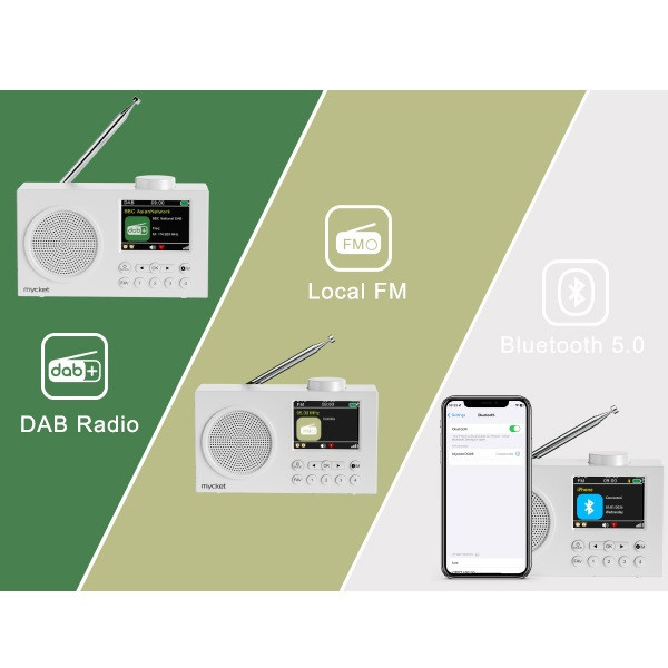 رادیو اسپیکر FM مایکت مدل Hs-d009 دارای Bluetooth