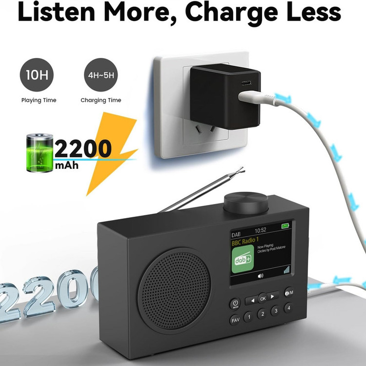 رادیو اسپیکر FM مایکت مدل Hs-d009 دارای Bluetooth