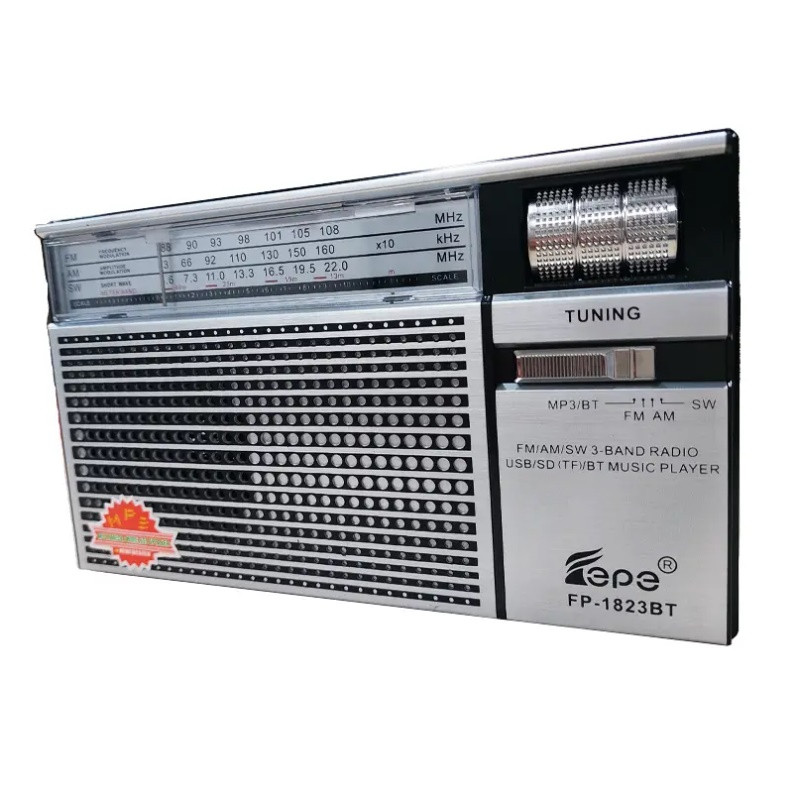 رادیو FM، SW، AM فپه مدل FP-1823BT دارای پورت USB