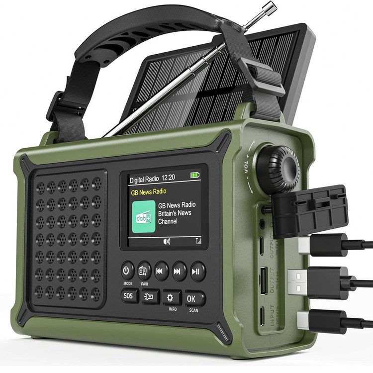 رادیو اظطراری FM مدل CR1030DAB