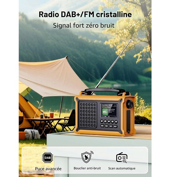 رادیو اظطراری FM مدل CR1030DAB