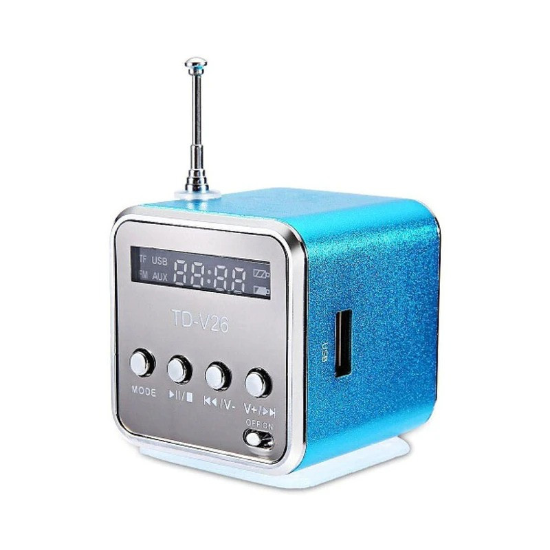 رادیو اسپیکر FM مدل TD-V26 دارای پورت USB
