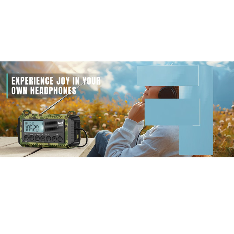رادیو FM، AM، SW مدل CR-1009 دارای پورت USB