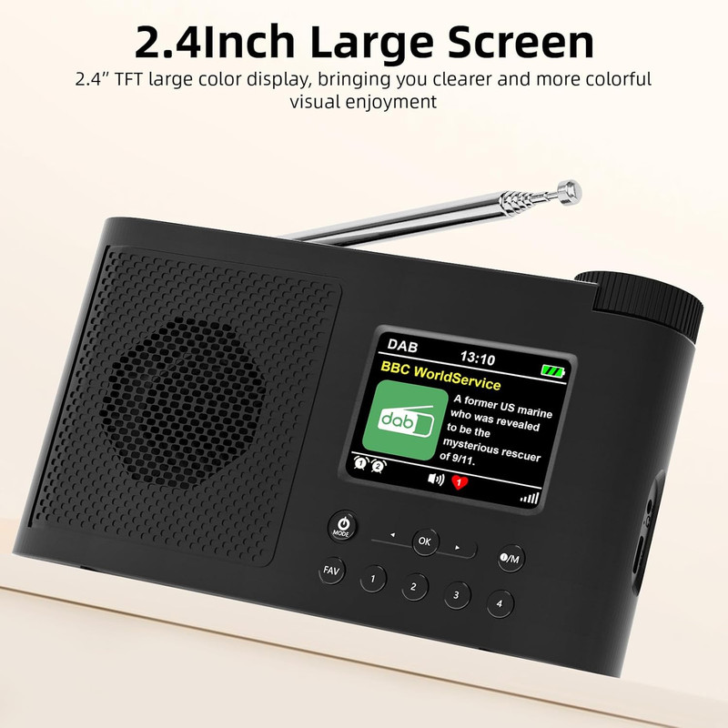 رادیو FM مدل O1201F4585 دارای خروجی هدفون
