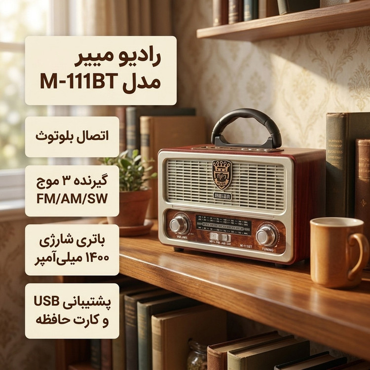 رادیو مییر مدل M-111BT