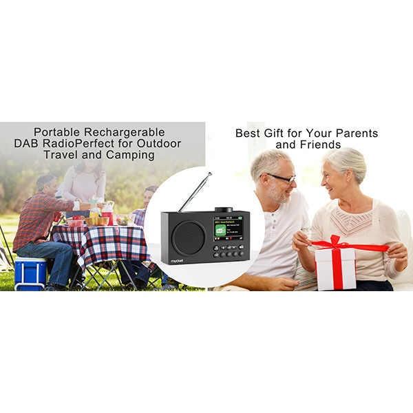 رادیو DAB/DAB+/FM مدل X-HS-D009-6 دارای درگاه ارتباطی Bluetooth