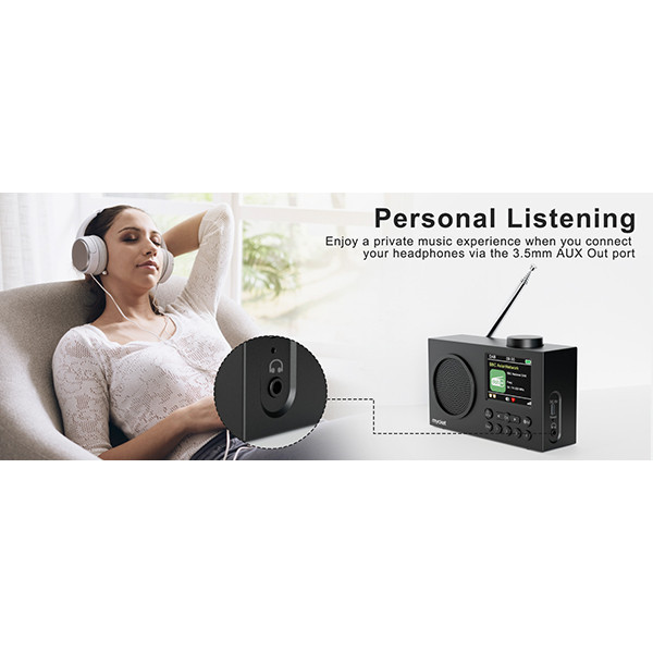 رادیو DAB/DAB+/FM مدل X-HS-D009-6 دارای درگاه ارتباطی Bluetooth