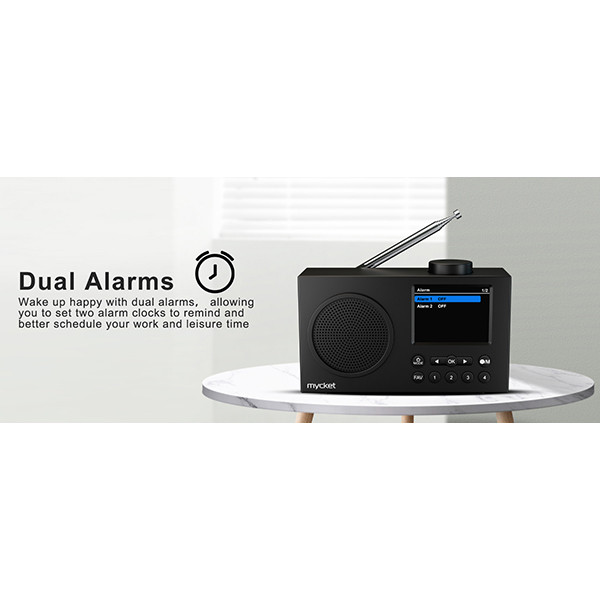 رادیو DAB/DAB+/FM مدل X-HS-D009-6 دارای درگاه ارتباطی Bluetooth