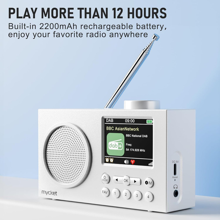 رادیو اسپیکر FM، AM مدل XXX-HS-D009-666 دارای Bluetooth