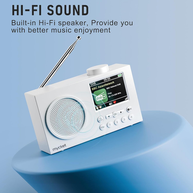 رادیو اسپیکر FM، AM مدل XXX-HS-D009-666 دارای Bluetooth
