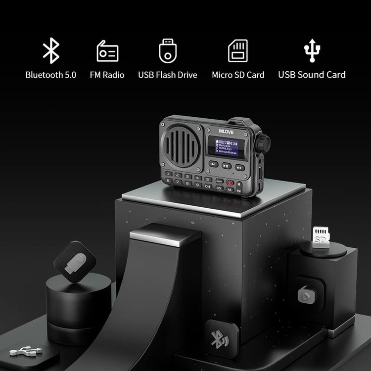 رادیو FM ام لایو مدل BV800 دارای Bluetooth