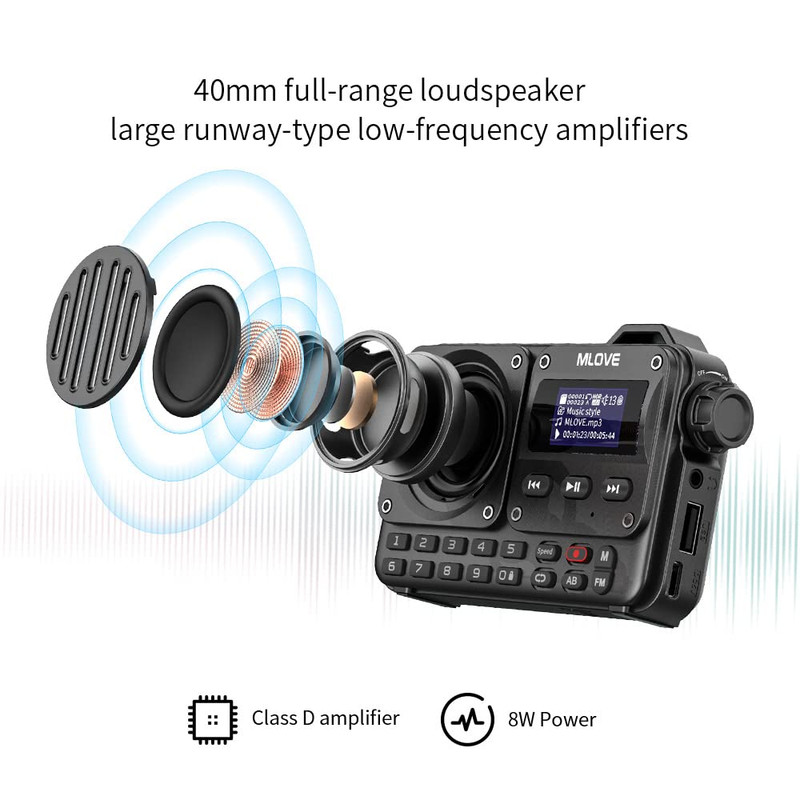 رادیو FM ام لایو مدل BV800 دارای Bluetooth