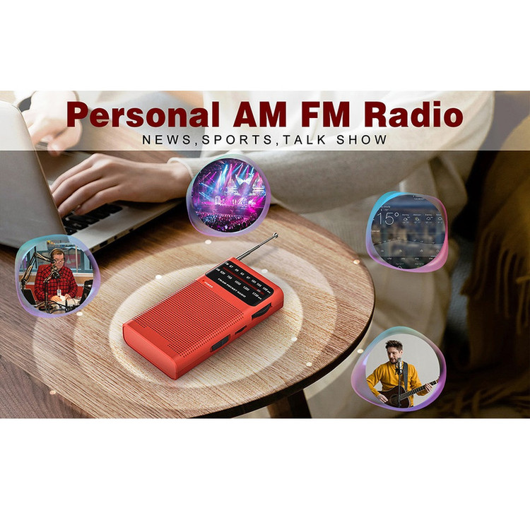رادیو FM، AM مدل W-905 دارای خروجی هدفون