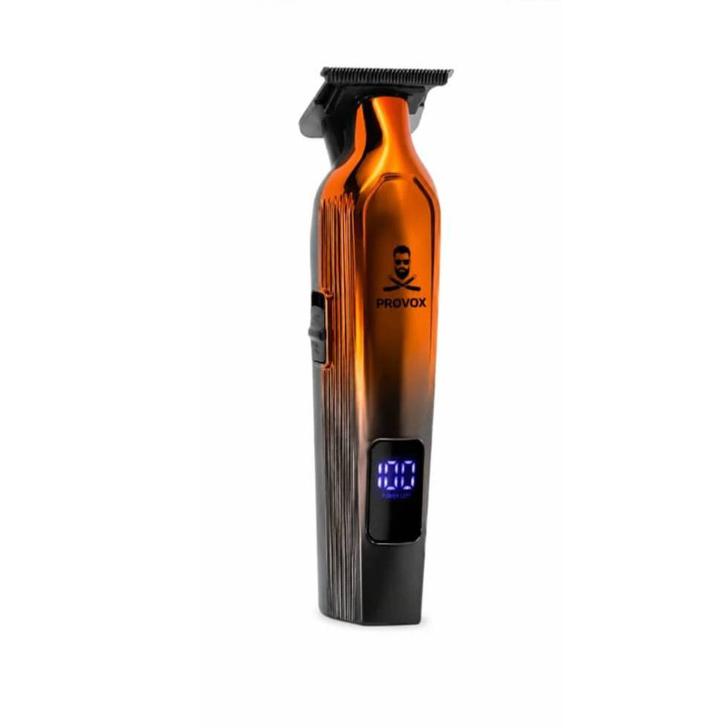 ماشین اصلاح موی صورت شارژی پرو وکس مدل VX-6100 با تیغه استیل ضد زنگ، قابلیت تنظیم سرعت، نمایشگر میزان شارژ، طراحی ارگونومیک، باتری قابل شارژ، پورت تایپ سی، همراه با سری یدک، روغن، برس تمیزکننده و شانه