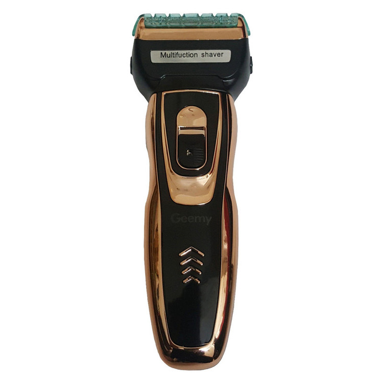 ماشین اصلاح صورت جیمی مدل GM-595 با تیغه استیل ضدزنگ، صفرزن فویلی، استفاده خشک و مرطوب، سری مو زن بینی و خط زن، شارژ سریع 480 دقیقه و 60 دقیقه استفاده بدون سیم
