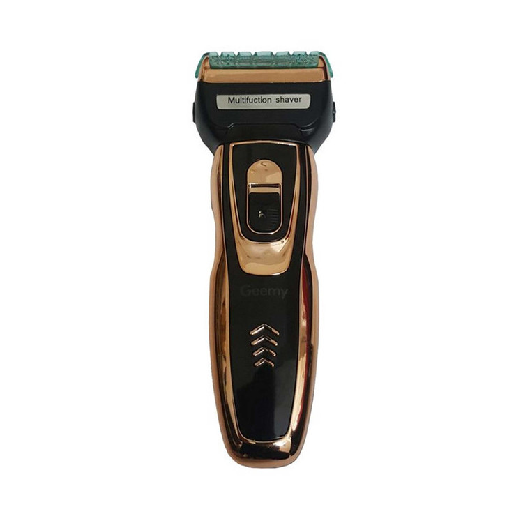 ماشین اصلاح صورت جیمی مدل GM-595 با تیغه استیل ضدزنگ، صفرزن فویلی، استفاده خشک و مرطوب، سری مو زن بینی و خط زن، شارژ سریع 480 دقیقه و 60 دقیقه استفاده بدون سیم