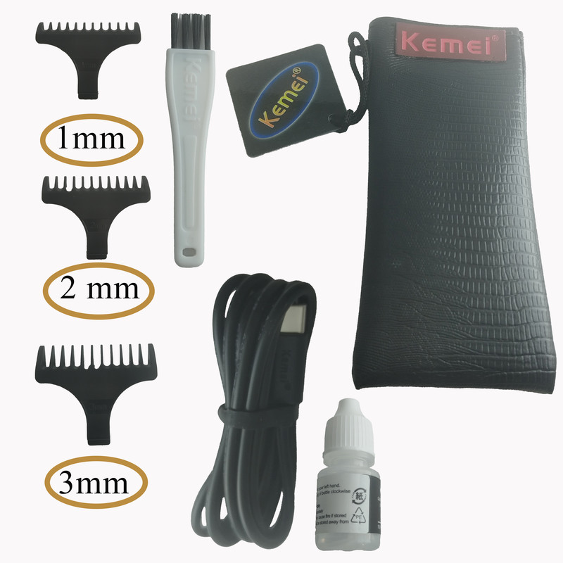 ماشین اصلاح موی سر و صورت کیمی مدل KM-5029 Pro با تیغه تیتانیوم پیشرفته، قابلیت تنظیم سرعت، نمایش وضعیت باتری، طراحی ارگونومیک، اصلاح خط زن با اندازه اصلاح 0.1 میلیمتر، منبع انرژی برق و باتری، وزن 200 گرم، مدت زمان استفاده 240 دقیقه پس از شارژ کامل