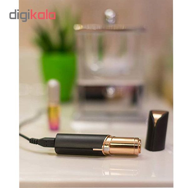 ماشین اصلاح صورت فلاولس مدل k18 با تیغه تیتانیوم، منبع انرژی کابل USB، استفاده خشک و مرطوب، نحوه اصلاح چرخشی، وزن 43 گرم، مدت زمان استفاده 40 دقیقه پس از شارژ، مدت زمان شارژ 120 دقیقه