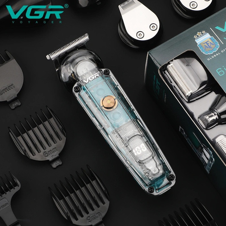 ست ماشین اصلاح موی صورت و بدن وی جی ار مدل V-102