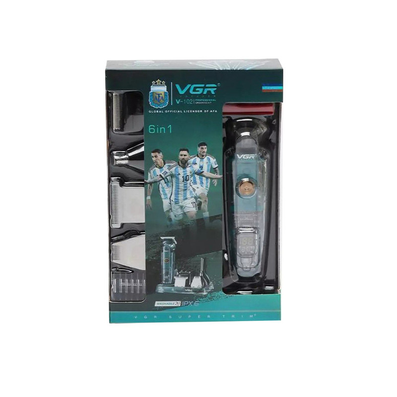 ست ماشین اصلاح موی صورت و بدن وی جی ار مدل V-102