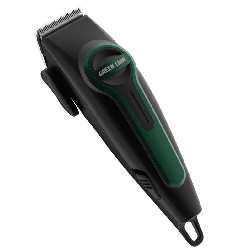 ماشین اصلاح موی سر و صورت گرین لاین مدل Professional Hair Clipper باتری 1200 میلیآمپر، استفاده بیسیم تا 120 دقیقه، شارژ سریع، تیغه استیل ضد زنگ، 4 شانه، طراحی ارگونومیک و نمایشگر LED میزان شارژ
