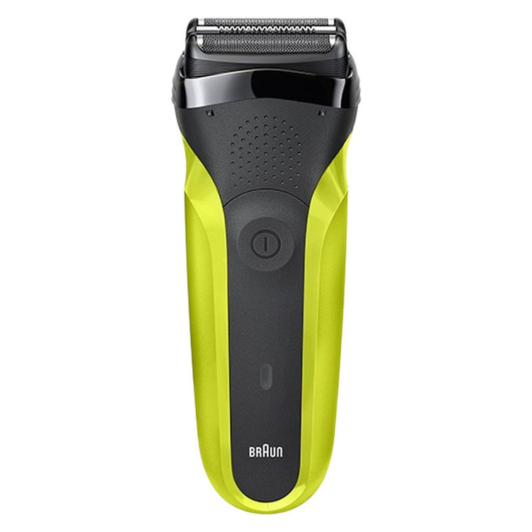 ماشین اصلاح موی صورت براون مدل S3 300BT با تیغه استیل پیشرفته، اصلاح فویلی، قابلیت اصلاح با شماره صفر، باتری شارژی، مدت زمان استفاده 30 دقیقه، همراه با 5 شانه کوتاهی ریش و شارژر
