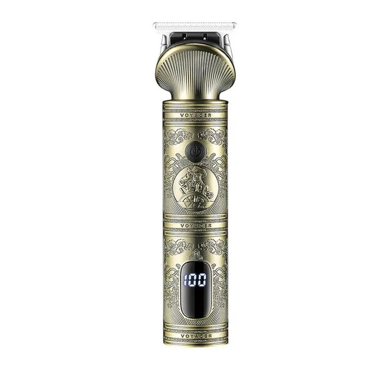 ست ماشین اصلاح موی صورت و بدن وی جی ار مدل V-106 با تیغه استیل پیشرفته، قابلیت اصلاح خشک و مرطوب، باتری 1200 میلیآمپر ساعت، شارژ سریع، نمایش وضعیت باتری، طراحی ارگونومیک، همراه با 9 عدد شانه و کیف نگهداری