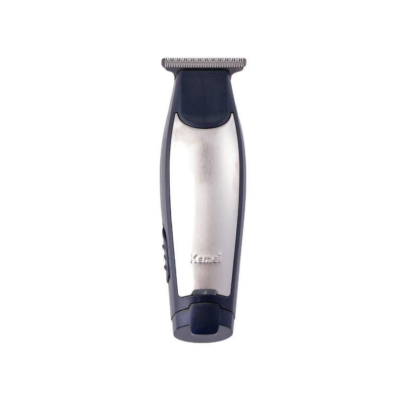 ماشین اصلاح موی سر و صورت کیمی مدل NEW km-5021 با تیغه استیل ضد زنگ، باتری 600 میلیآمپر، شارژ 60 دقیقه، زمان استفاده 90 دقیقه، توان 5 وات، اصلاح صفر زن و خط زن، همراه با 3 شانه سایز 1، 2 و 3 میلیمتر