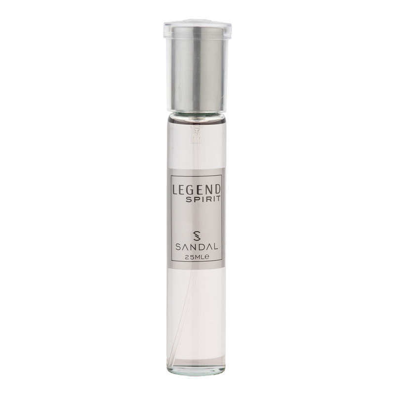 عطر جیبی مردانه صندل مدل LEGEND SPIRIT با رایحه شیرین و تند حجم 25 میلی‌لیتر