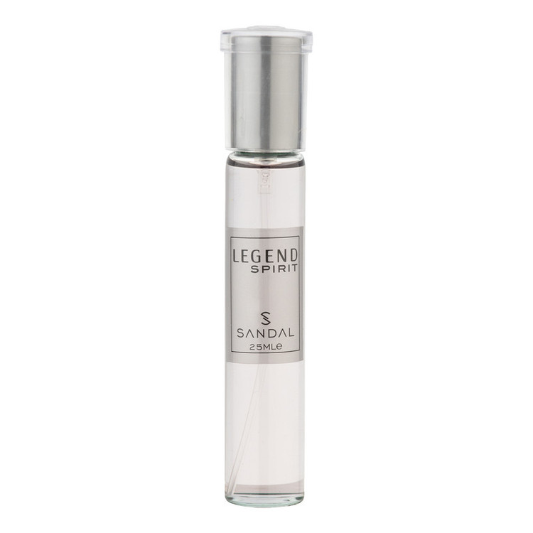 عطر جیبی مردانه صندل مدل LEGEND SPIRIT با رایحه شیرین و تند حجم 25 میلیلیتر