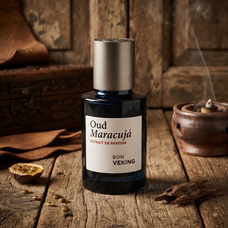 عطر جیبی مردانه بن وکینگ مدل Oud Maracuja با رایحه گرم و تلخ حجم 25 میلیلیتر