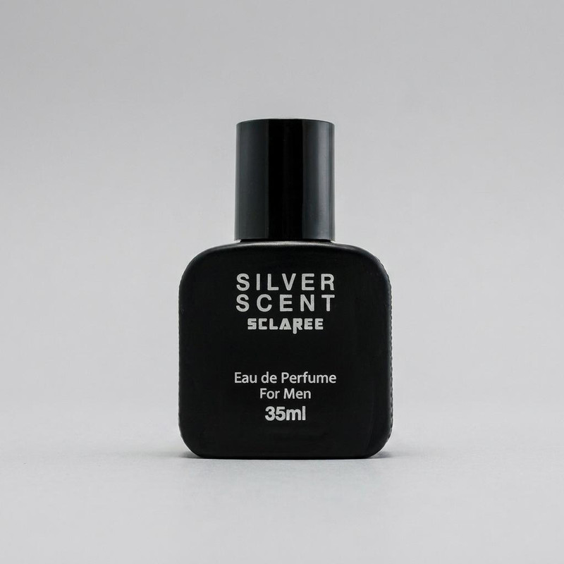 عطر جیبی مردانه اسکلاره مدل Silver Scent با رایحه گرم و تند حجم 35 میلی لیتر