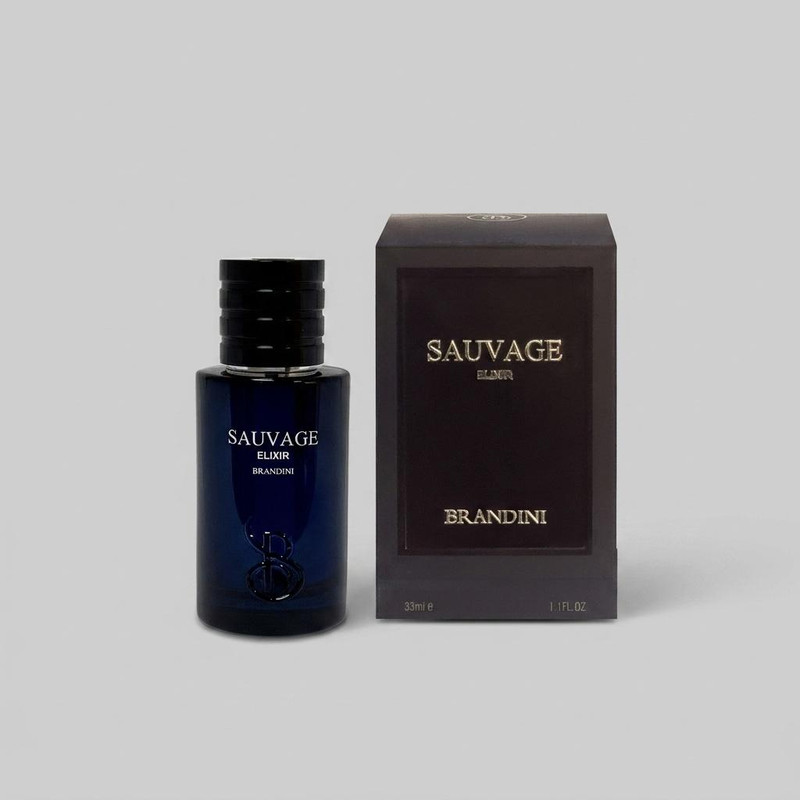 عطر جیبی مردانه برندینی مدل Sauvage Elixir حجم 33 میلی لیتر