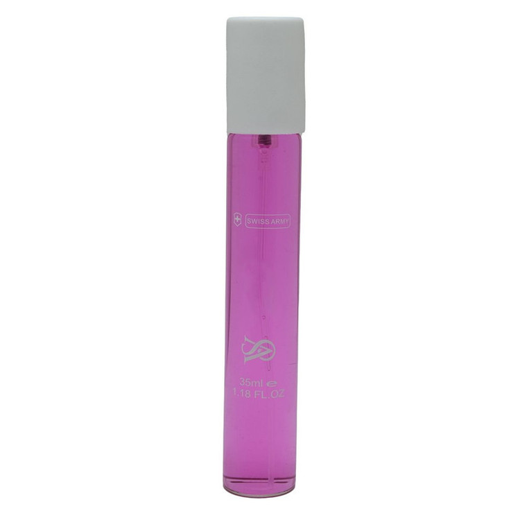 عطر جیبی زنانه سوئیس آرمی مدل بامب شل با رایحه خنک و شیرین حجم 35 میلی لیتر