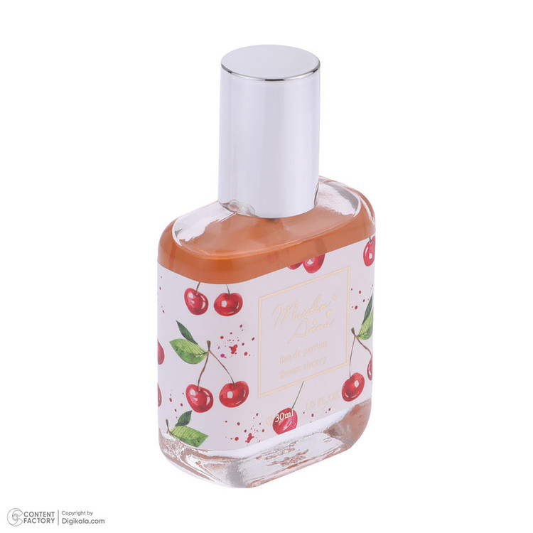 عطر جیبی زنانه میدن آنا مدل sweet cherry حجم 30 میلیلیتر، با رایحه میوهای و شیرین مناسب زمستان