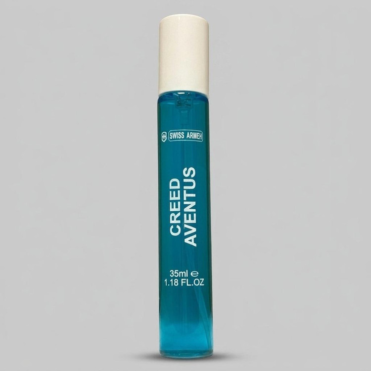 عطر جیبی مردانه سوئیس آرمه مدل CREED AVENTUS با رایحه خنک حجم 35 میلیلیتر
