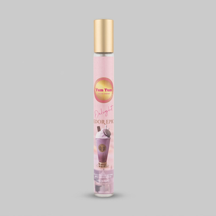 عطر جیبی زنانه مدل یام یام حجم 35 میلیلیتر، با رایحه شیرین و گلی و پخش بوی قوی