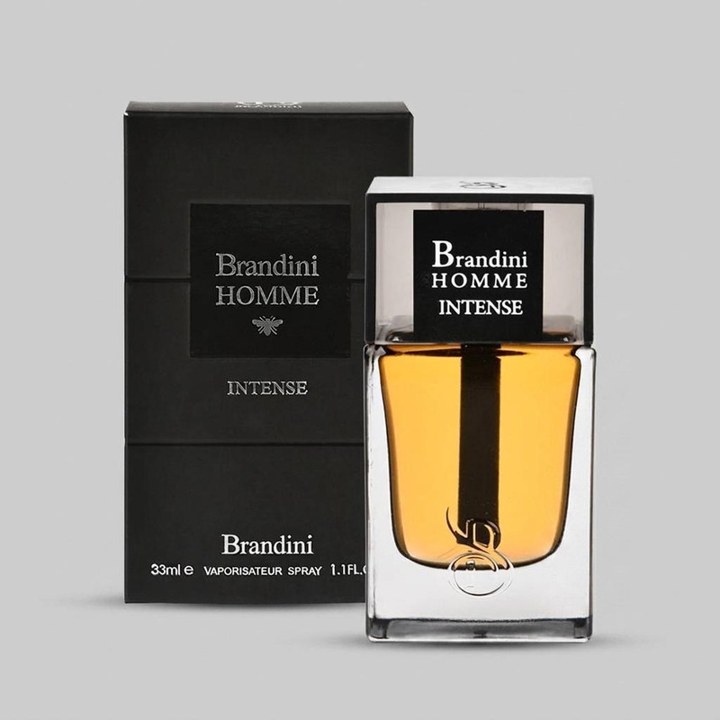 عطر جیبی مردانه برندینی مدل Homme Intense با رایحه گرم حجم 33 میلی‌لیتر