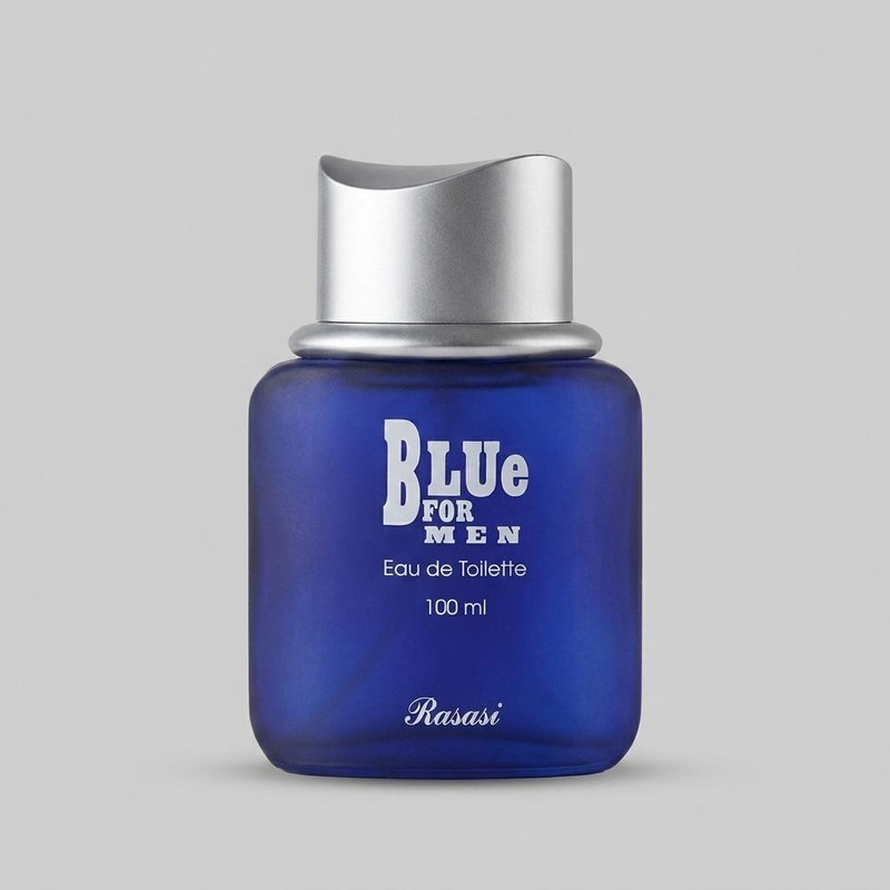 ادو تویلت مردانه رساسی مدل Blue for men با رایحه خنک و تند حجم 100 میلی لیتر