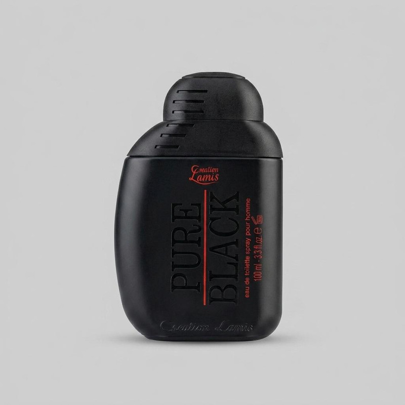 ادوتویلت مردانه کریشن لامیس مدل Pure Black با رایحه تند حجم 100 میلی لیتر