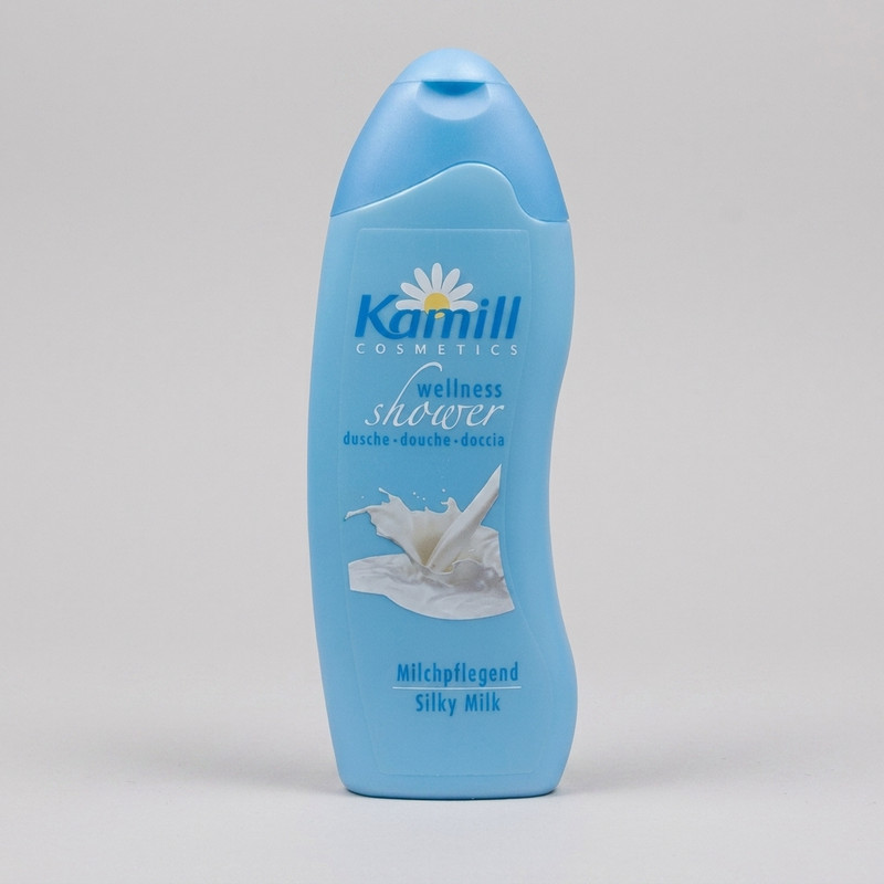 شامپو بدن کامیل مدل milky با رایحه شیر مناسب انواع پوست حجم 250 میلی لیتر